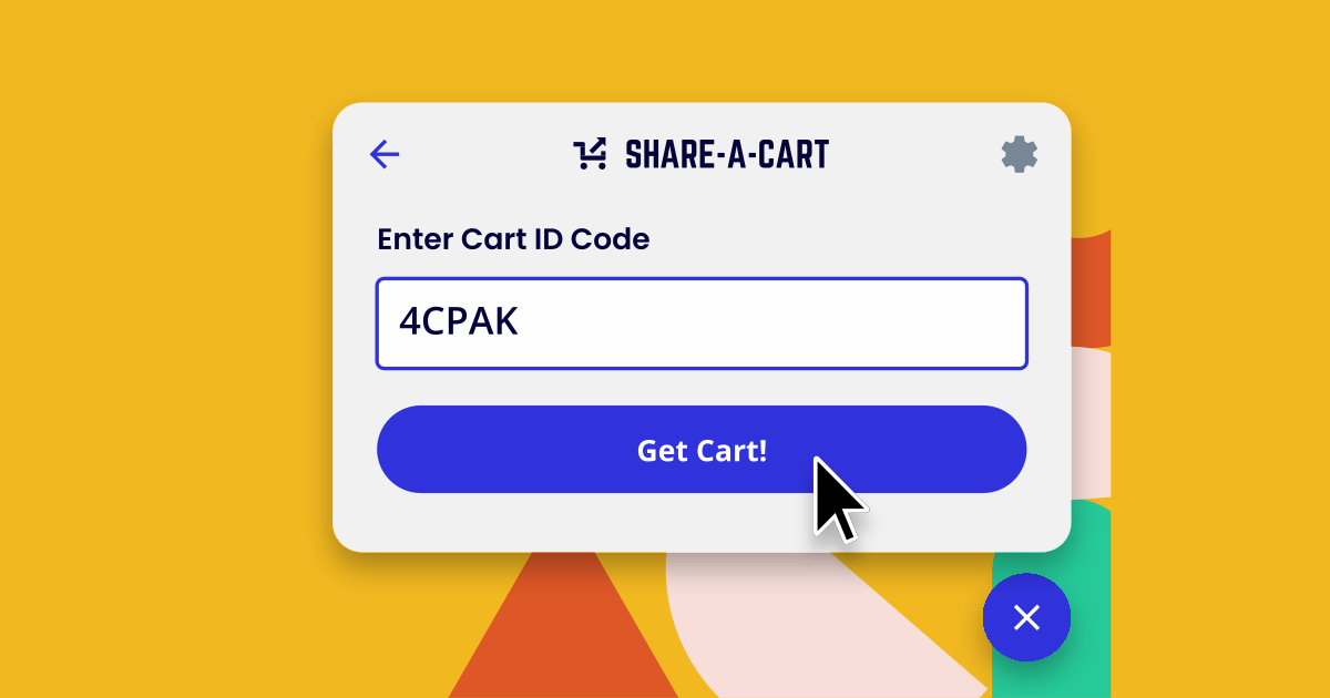 Share-A-Cart - Get shopping suggestions